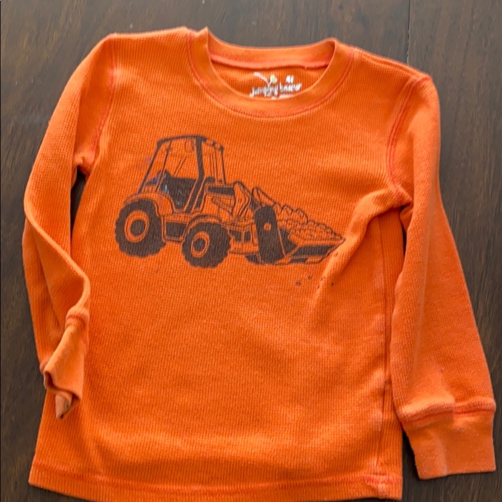 Waffle fabric long sleeve